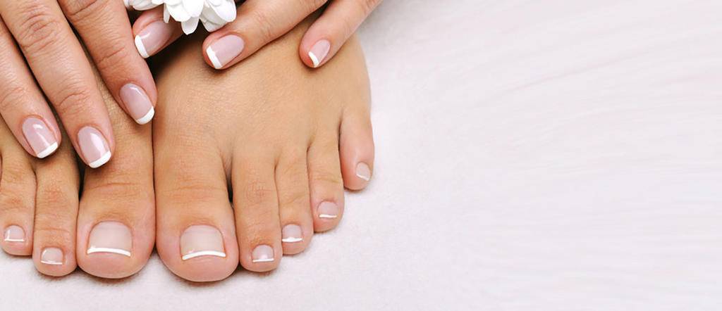 Manicure and pedicure treatment